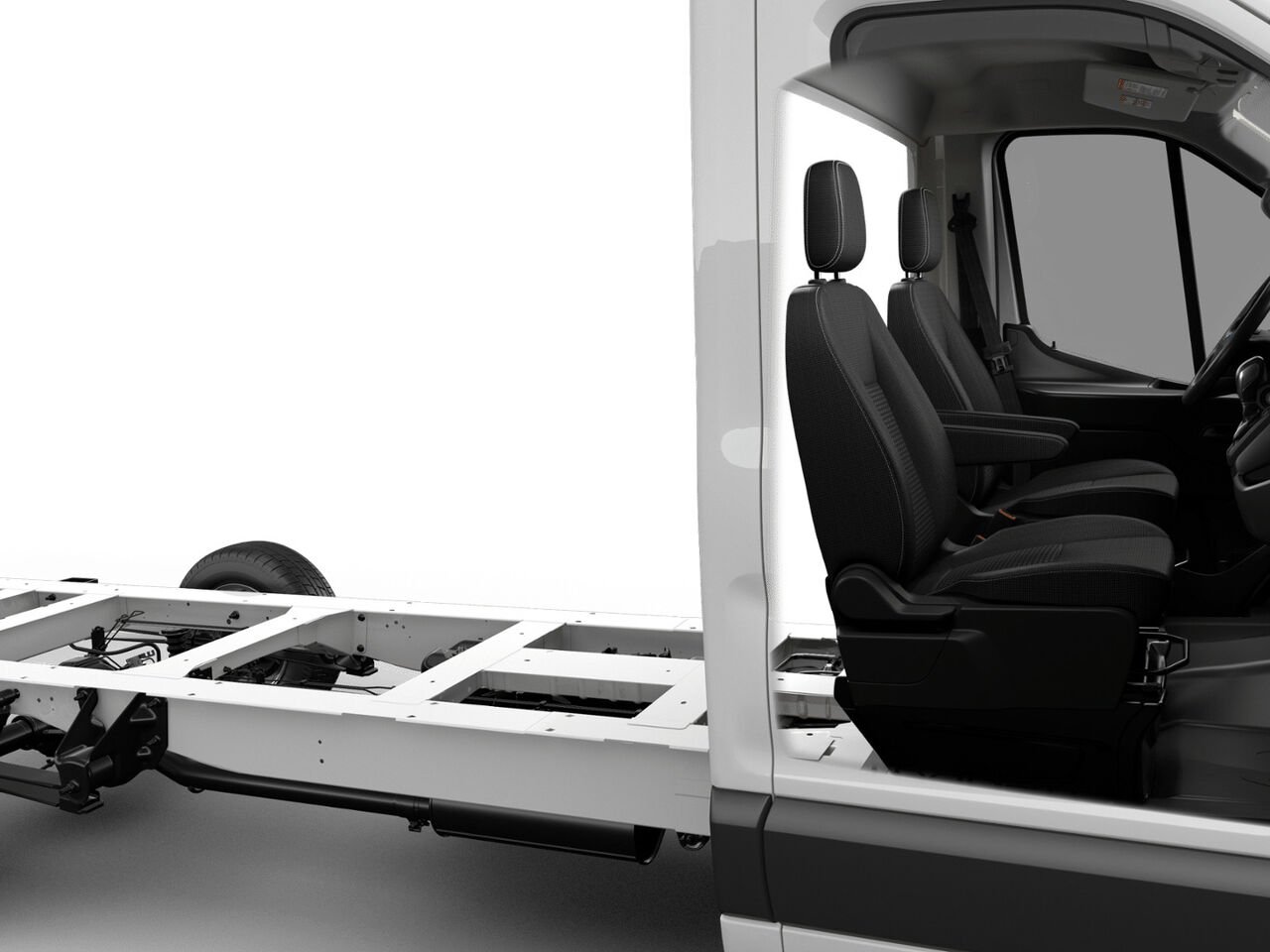 Ford Transit fourgon tronqué 26565 | BASE 2026 Blanc Oxford Saint-Jérôme - photo #3
