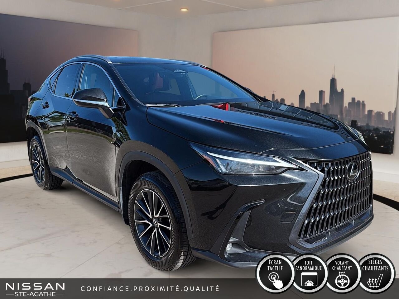 Lexus NX 350 | INTÉRIEUR ROUGE NULUXE | TOIT OUVRANT | AWD 2025 Noir Saint-Jérôme - photo #2