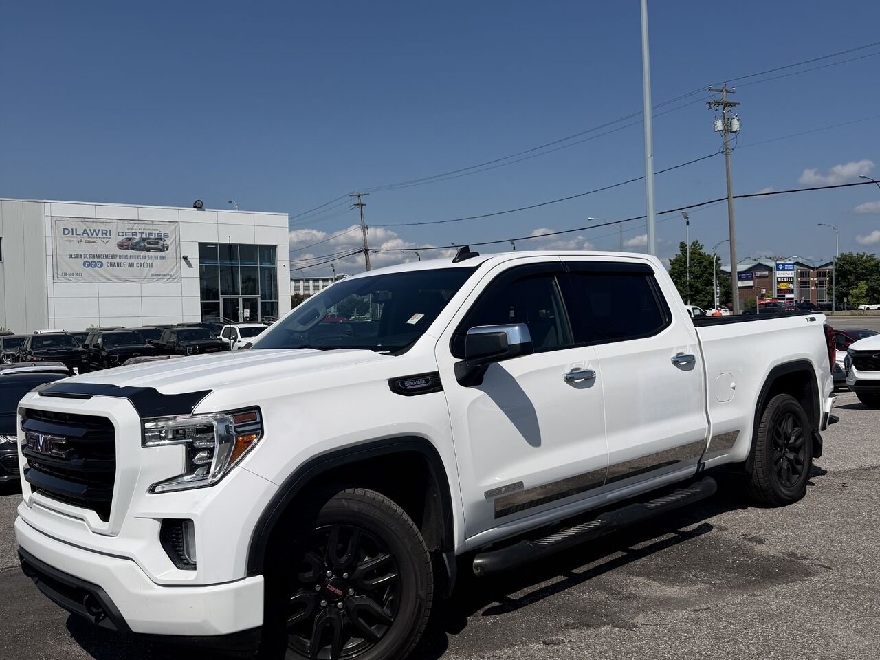 GMC SIERRA K1500 ELEVATION Elevation cabine multiplace 4RM 157 po 2021 Blanc Gatineau - photo #10