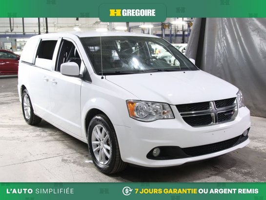 2020 Dodge GR Caravan Premium Plus AUTO A/C MAGS CAM RECUL BLUETOOTH White