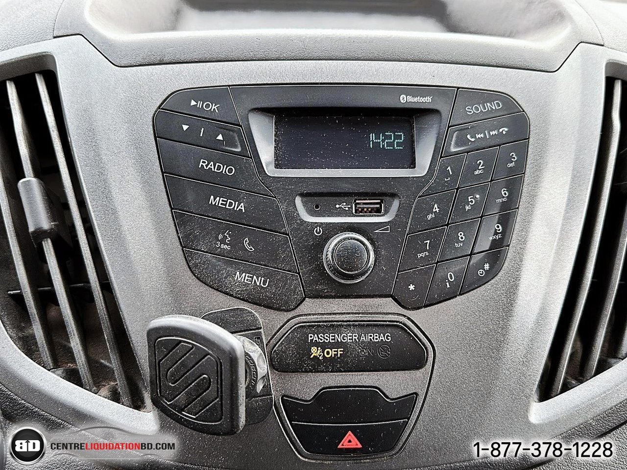 2018 Ford TRANSIT CUTAWAY BOITE 14 PIEDS | A8010 White Granby - photo #13