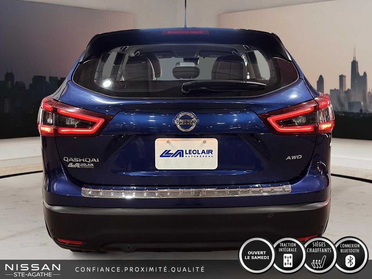 Nissan Qashqai S TI | JAMAIS ACCIDENTÉ | SIÈGES CHAUFFANTS | ANGLES MORTS | CAMÉRA DE RECUL 2023 Bleu Saint-Jérôme - photo #3
