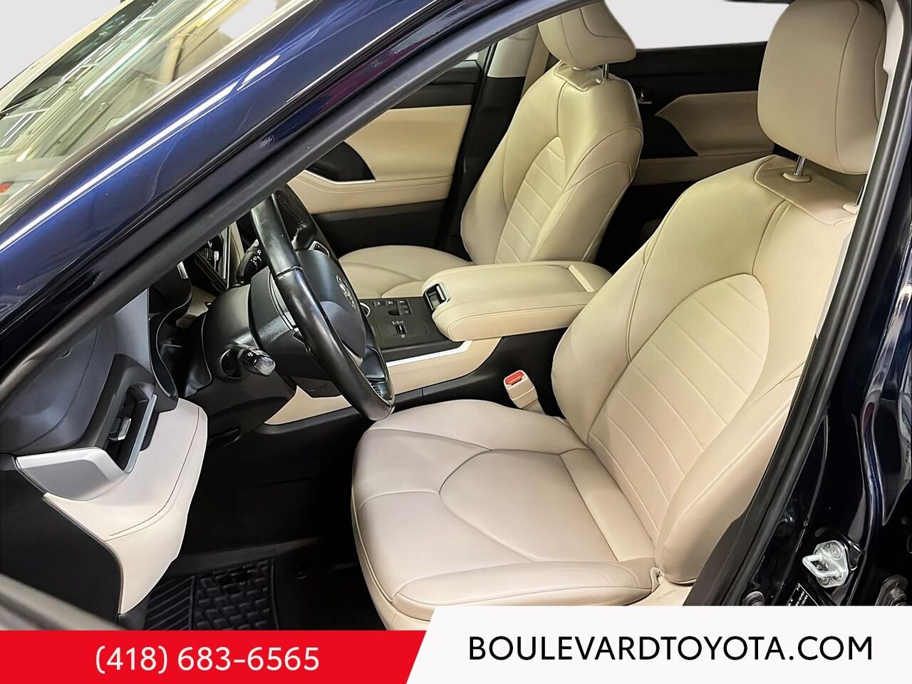 2023 Toyota Highlander 100375A-1 | HYBRIDE XLE, AWD Blue Québec - photo #8