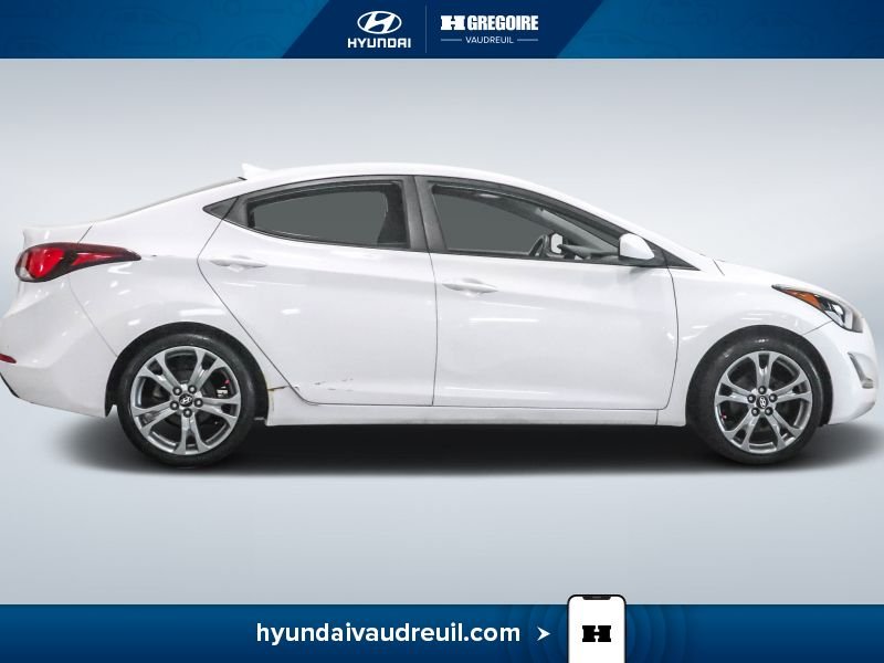 Hyundai Elantra YR819 | Allure sport berline 4 portes BA 2016 Blanc Laval - photo #5