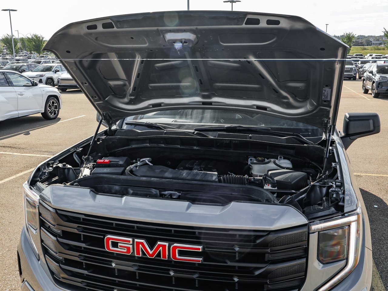 2023 GMC Sierra 1500 4WD Crew Cab 147 Pro Grey Sherwood Park - photo #9