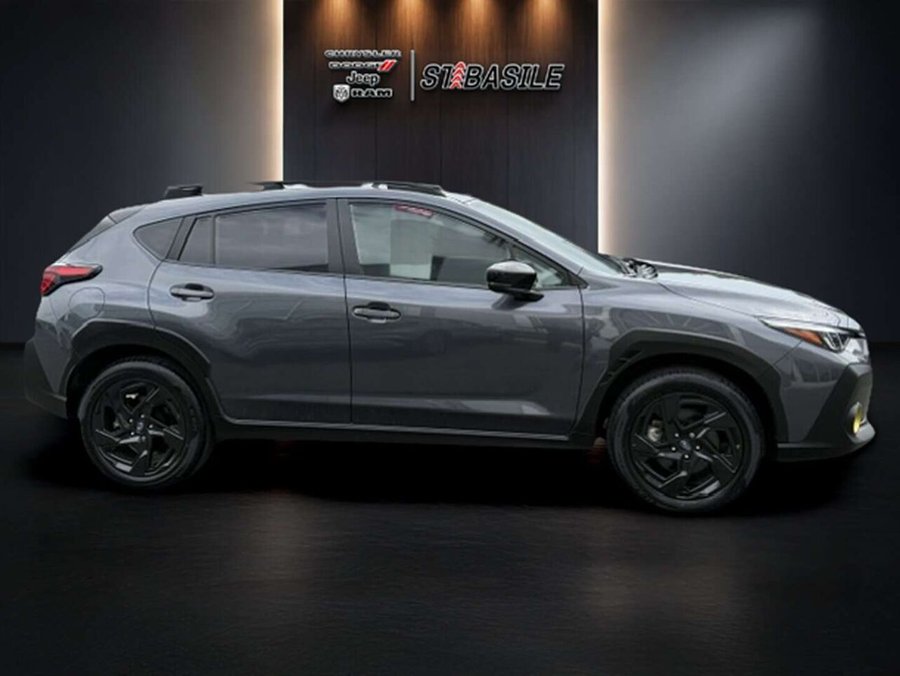 2024 Subaru Crosstrek ONYX, AWD, MAGS, TOIT OUVRANT, SIEGES ET VOLANT CH Grey