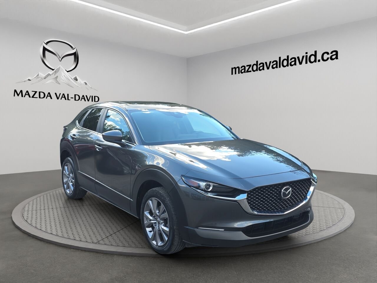 Mazda CX-30 GS TI, COMMANDE AUDIO AU VOLANT, VOLANT CHAUFFANT 2023 Gris Val-David - photo #9