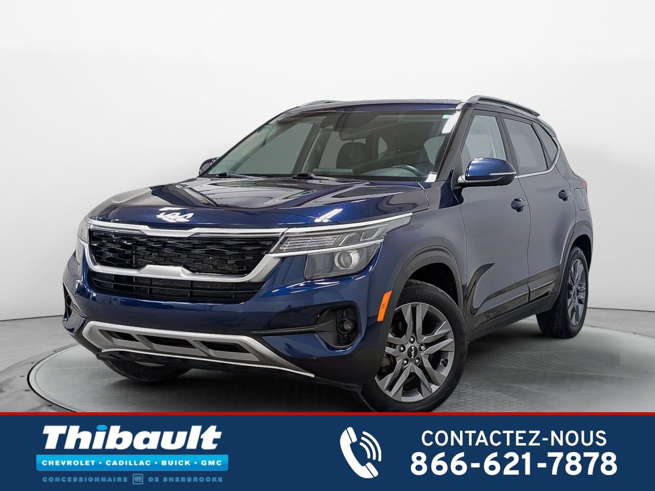 KIA SELTOS FWD EX PREMIUM Cuir Sièges et Volant Chauffants 2023 Bleu Sherbrooke - photo #0