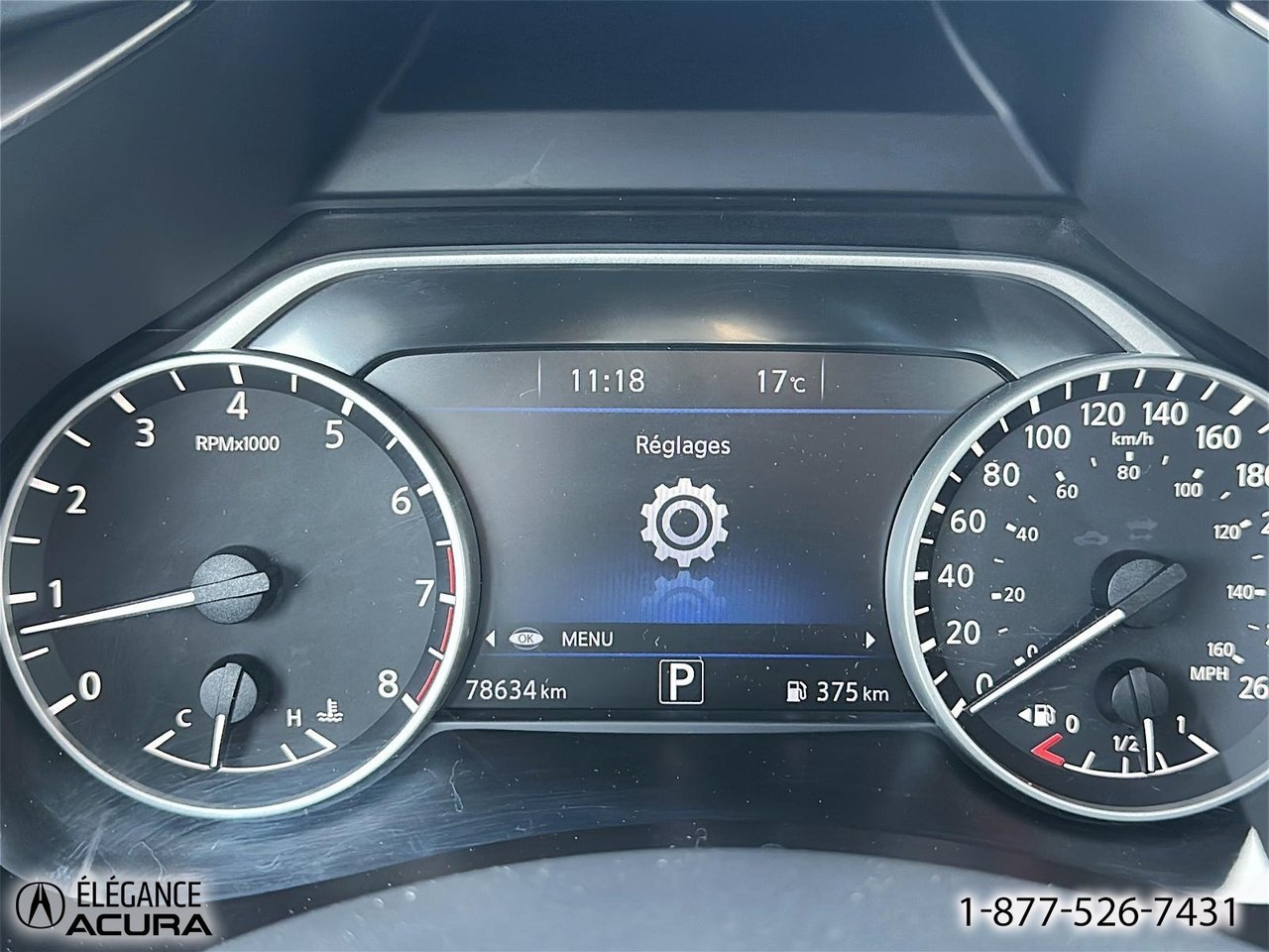Nissan Murano SV | A8673A 2018 Rouge Granby - photo #15