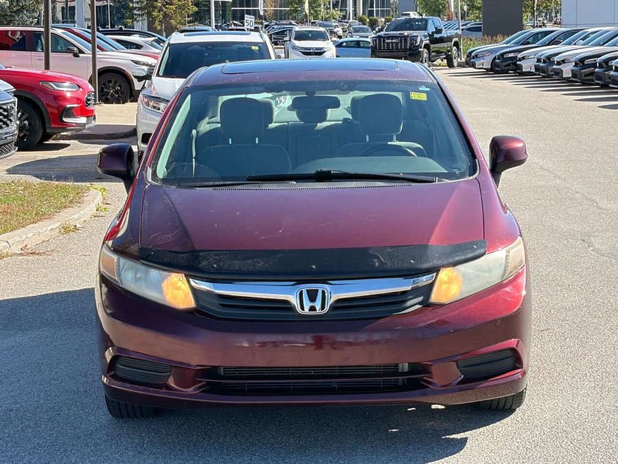 Honda Civic EX 2012 Rouge