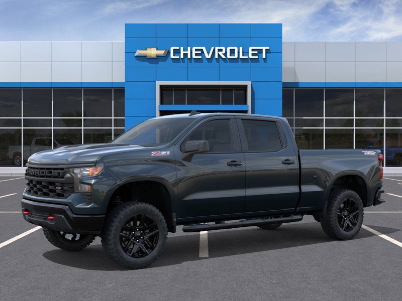 CHEVROLET Silverado 1500 Custom Trail Boss cabine multiplace 4RM 157 po 2026 GRIS CYPRES
