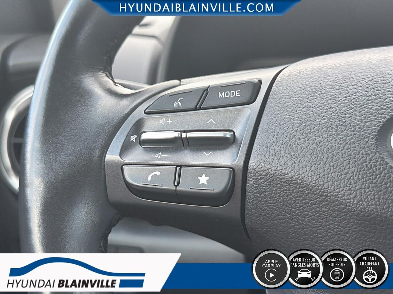 Hyundai Kona électrique 2023 Blanc Blainville - photo #13