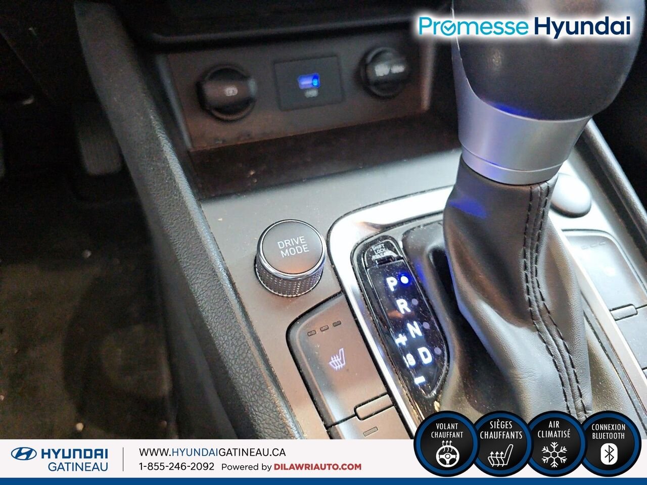 Hyundai Kona 2.0L Preferred TA*** sieges chauffants , volant chauffants, bas millage*** 2023 Noir Ottawa & Gatineau - photo #16