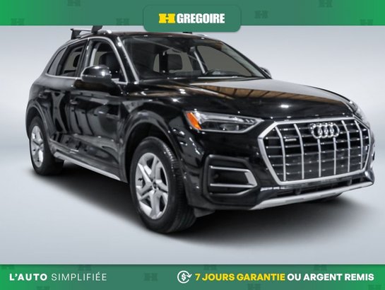 2023 Audi Q5 Komfort AWD AUTO AC CUIR MAGS CAM RECULE BLUETOOTH Black