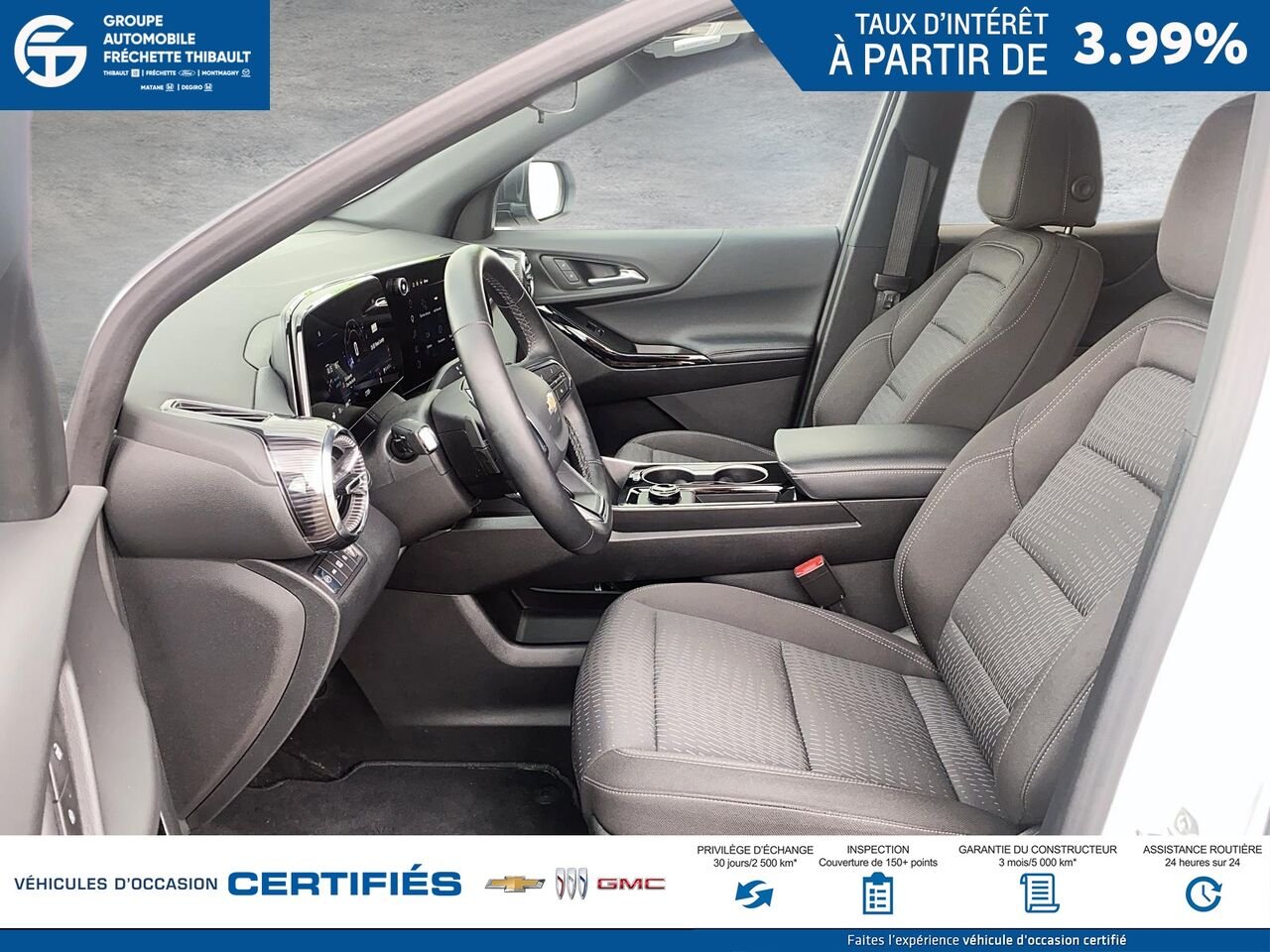 2026 CHEVROLET EQUINOX LT 4 portes à transmission intégrale avec 2LT White Montmagny - photo #7
