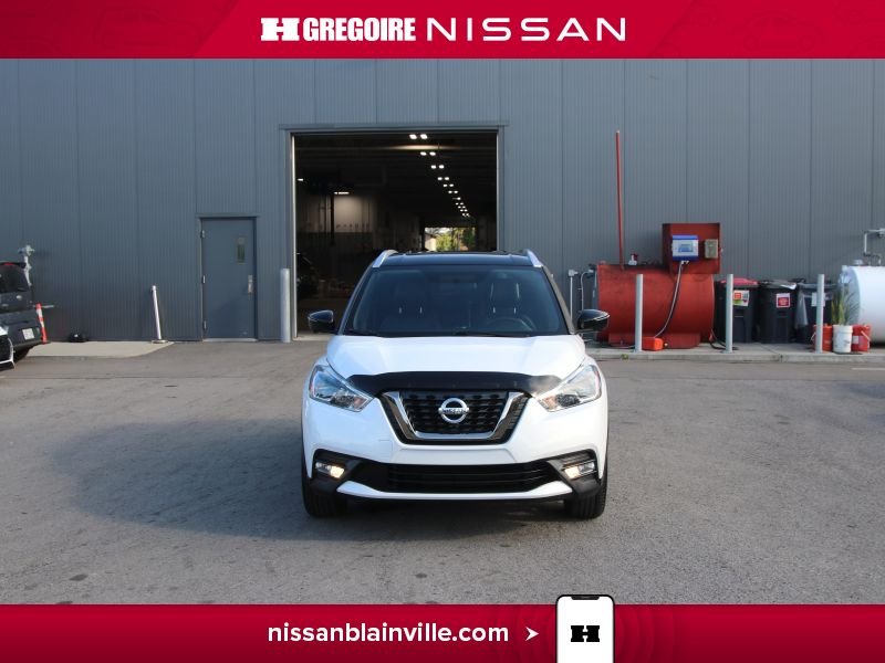 2019 Nissan Kicks SR/BOSE/CARPLAY/CUIR/MAGS/AC/CAMERA/BT White
