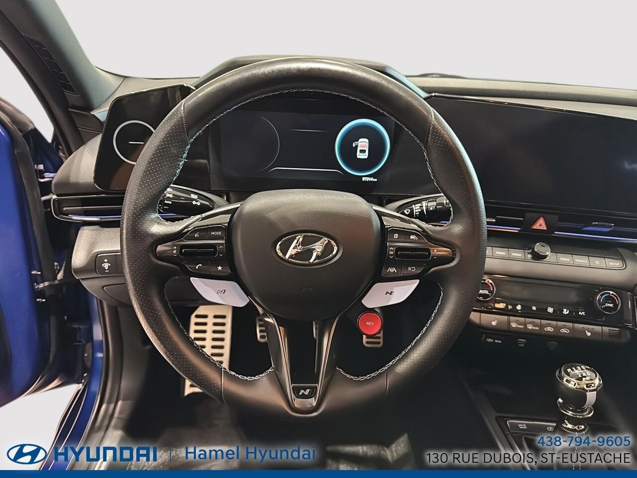 Hyundai Elantra N 2023 Bleu Saint-Eustache - photo #11