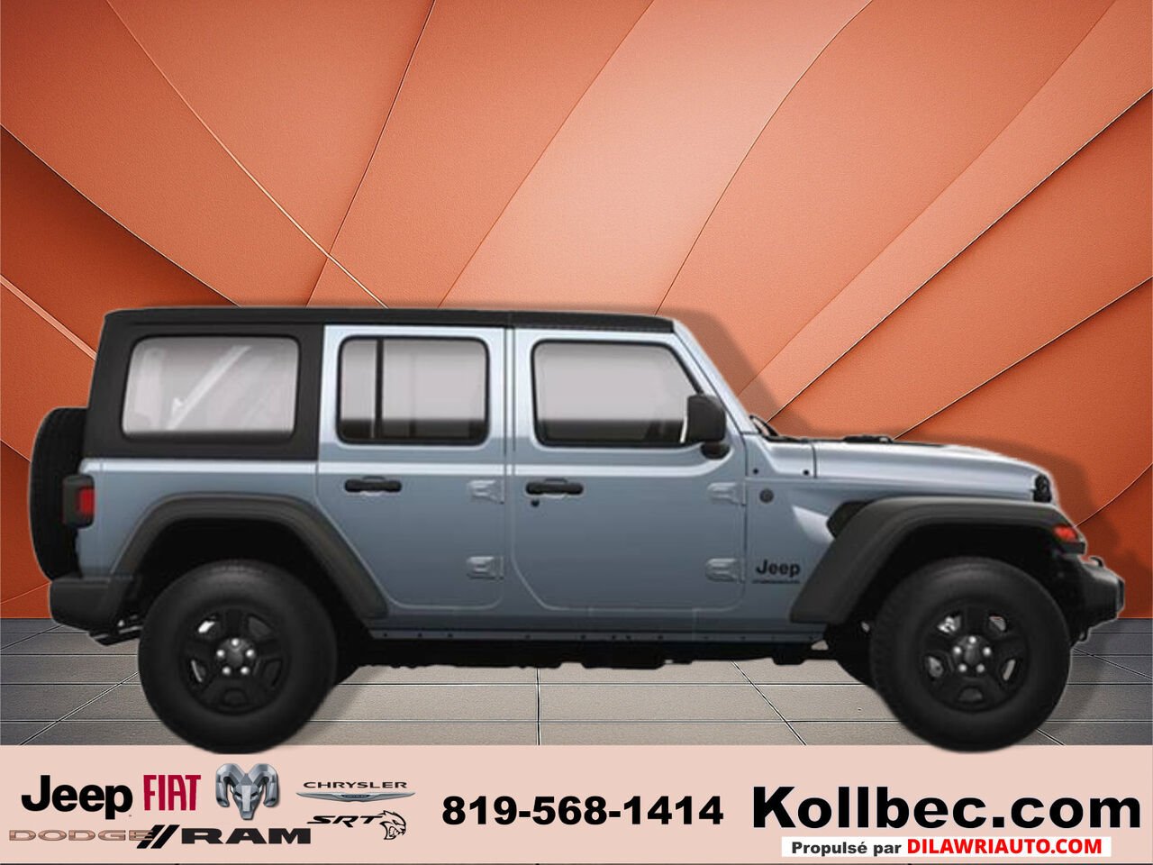 Jeep Wrangler 25370 | Sport 4 portes 4x4 2025 Gris ciel Gatineau - photo #1