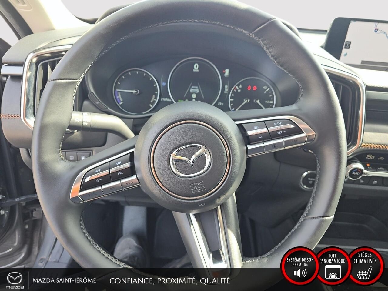 Mazda CX-50 hybride GT AWD | TOIT PANORAMIQUE | CUIR | 2025 Gris Saint-Jérôme - photo #13