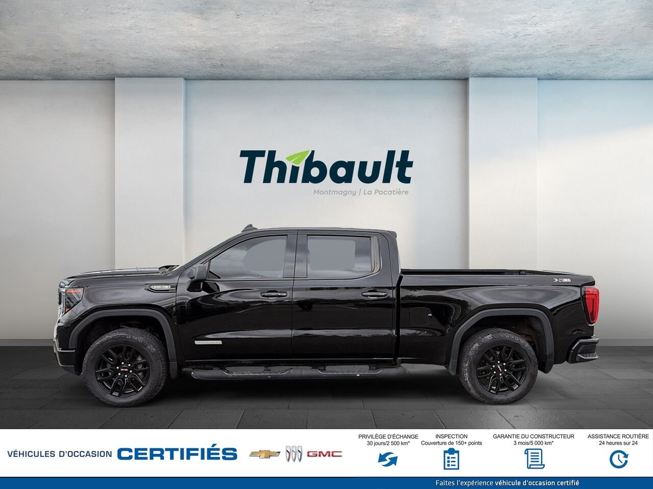2022 GMC SIERRA K15 Elevation cabine multiplace 4RM 157 po Black Montmagny - photo #4