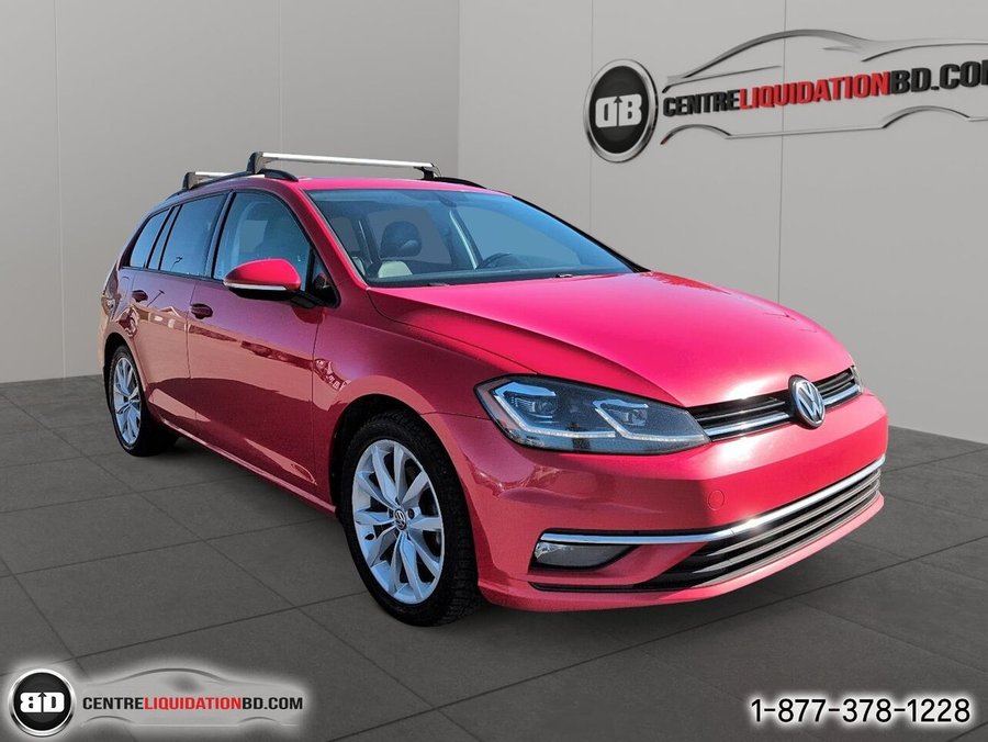 2018 Volkswagen Golf SportWagen Trendline DSG 4MOTION Red