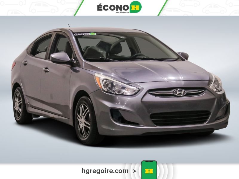 Hyundai Accent 822549 | LE AUTO A/C GR ELECT 2016 Gris Laval - photo #0