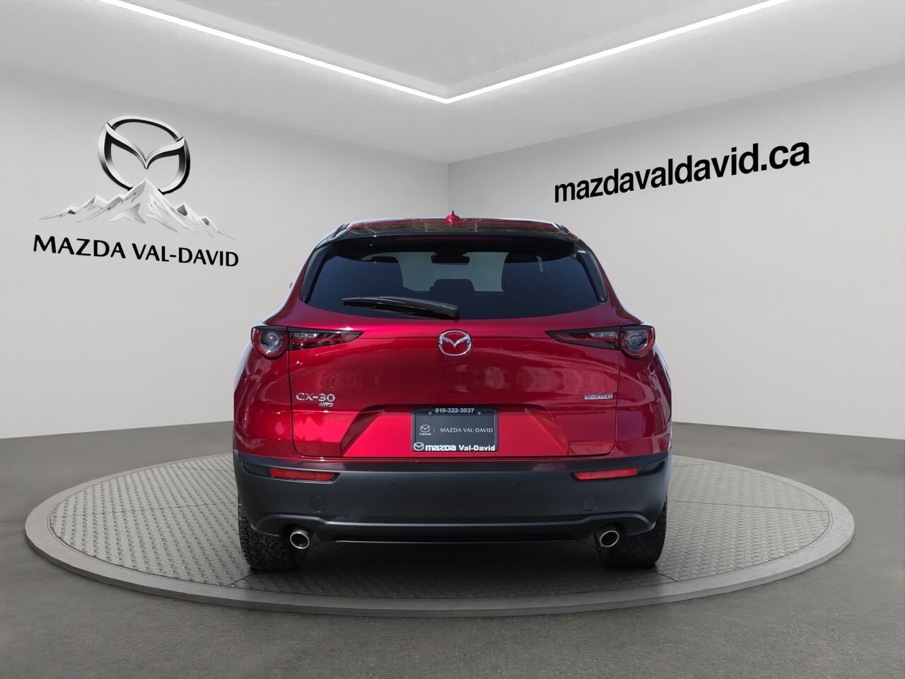 2026 Mazda CX-30 GT, awd, toit ouvrant, Écran 360 degré, Navigation, chargeur sans fil pour cellulaire Soul Red Crystal Metallic Val-David - photo #21