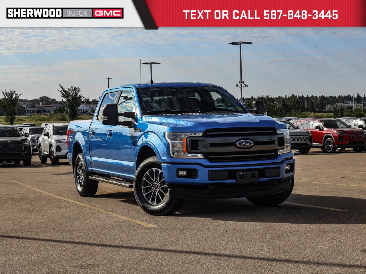 2020 Ford F-150 XLT 4WD SuperCrew 5.5' Box Blue Sherwood Park - photo #0