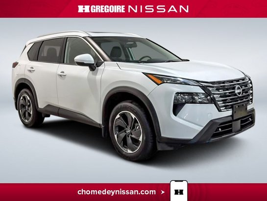 2025 Nissan Rogue SV Moonroof * AWD *Carplay * Bancs Chauffants White