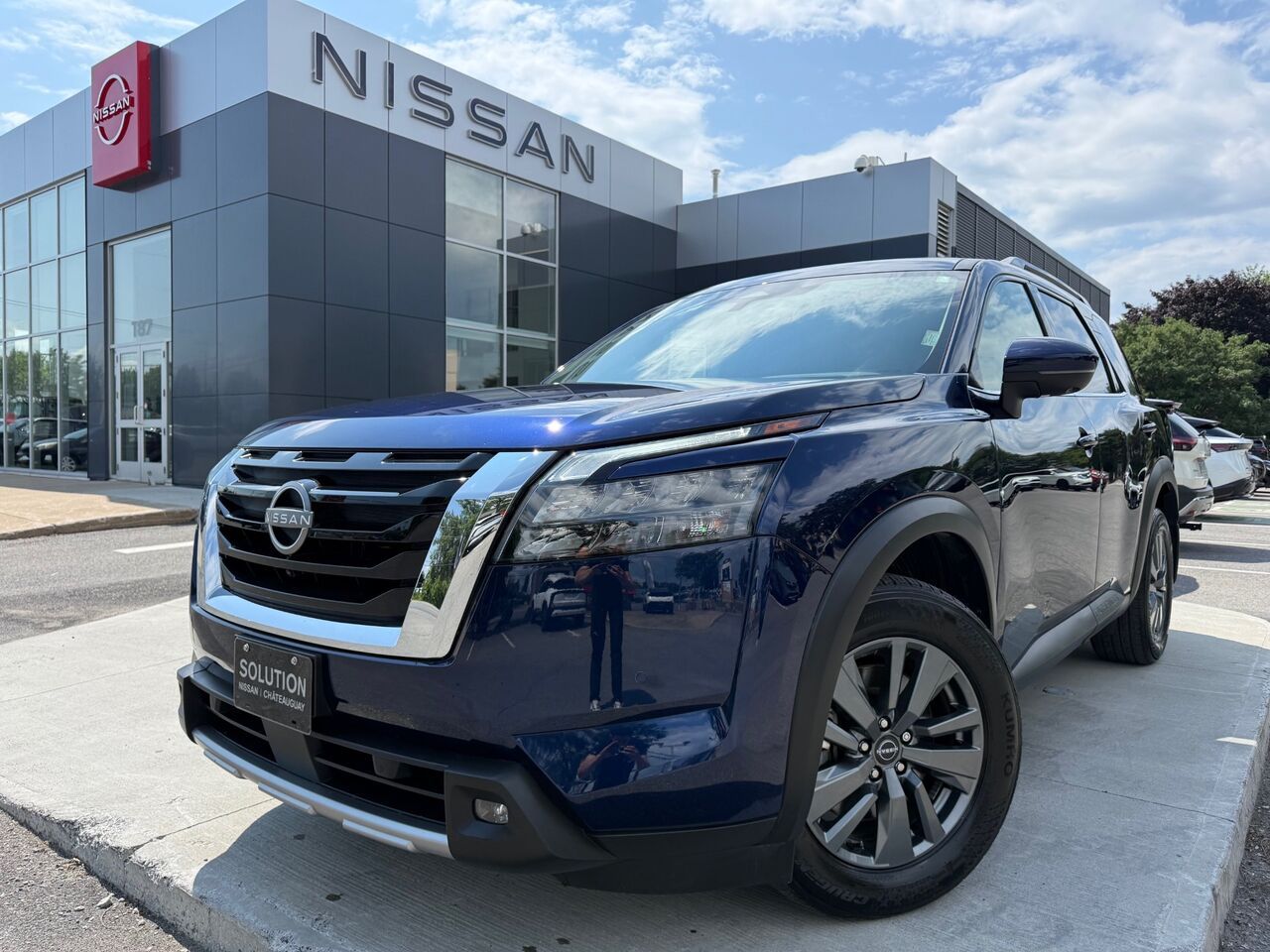 Blue 2024 Nissan Pathfinder SUV / Crossover All-Wheel Drive Automatic