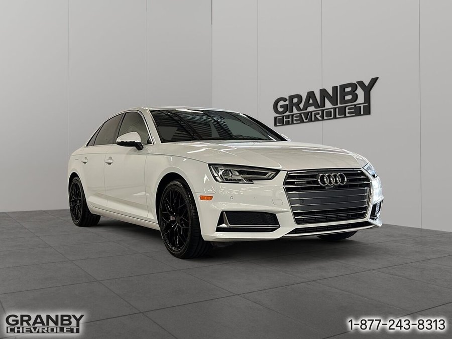 2019 Audi berline A4 Technik quattro White