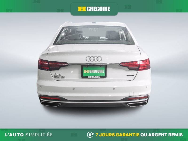 Audi A4 821306 | PROGRESSIVE AWD AUTO A/C CUIR TOIT NAV MAGS 2021 Noir Laval - photo #5