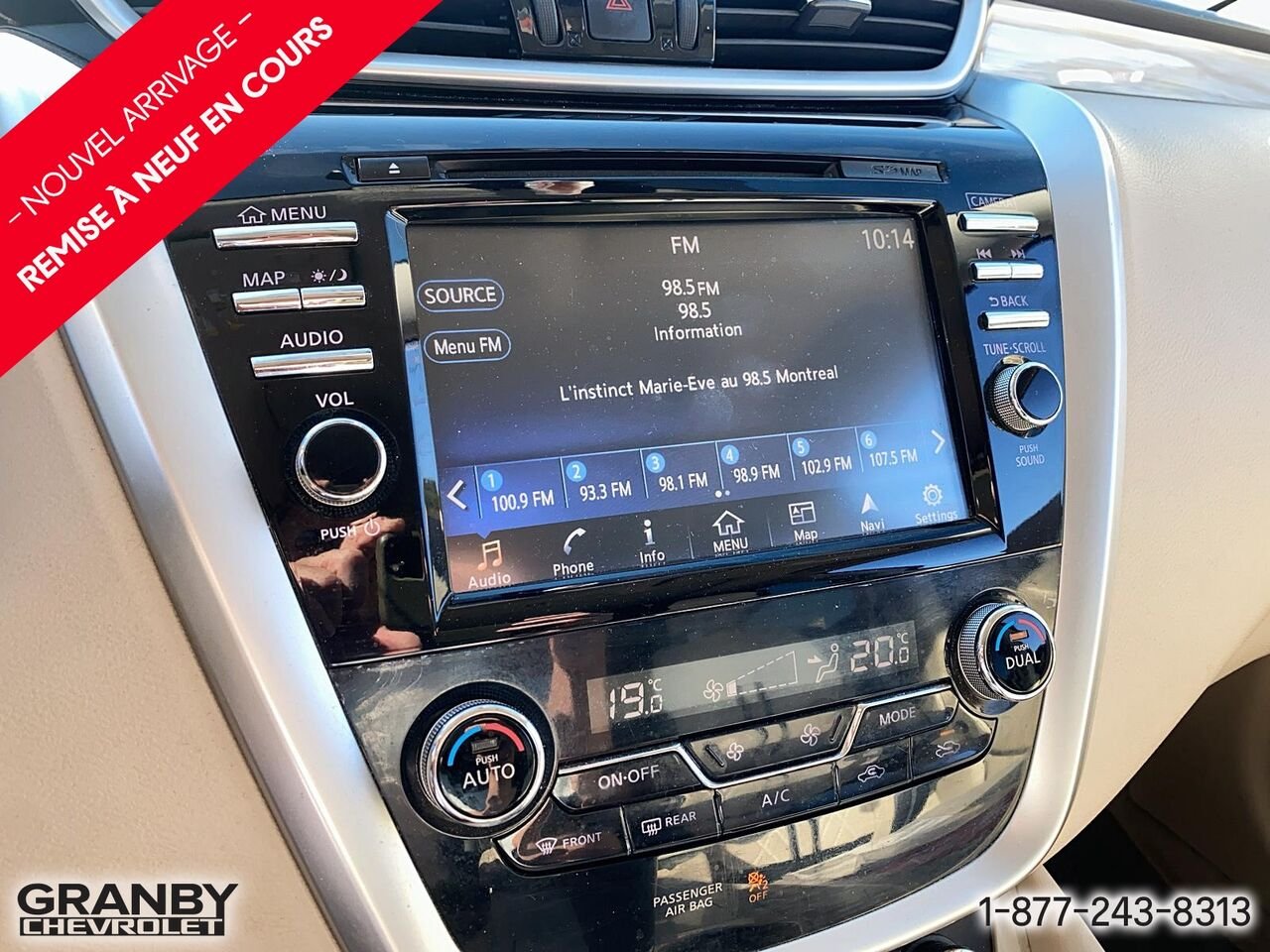 2015 Nissan Murano Traction intégrale 4 portes SL | 26-0881B White Granby - photo #15