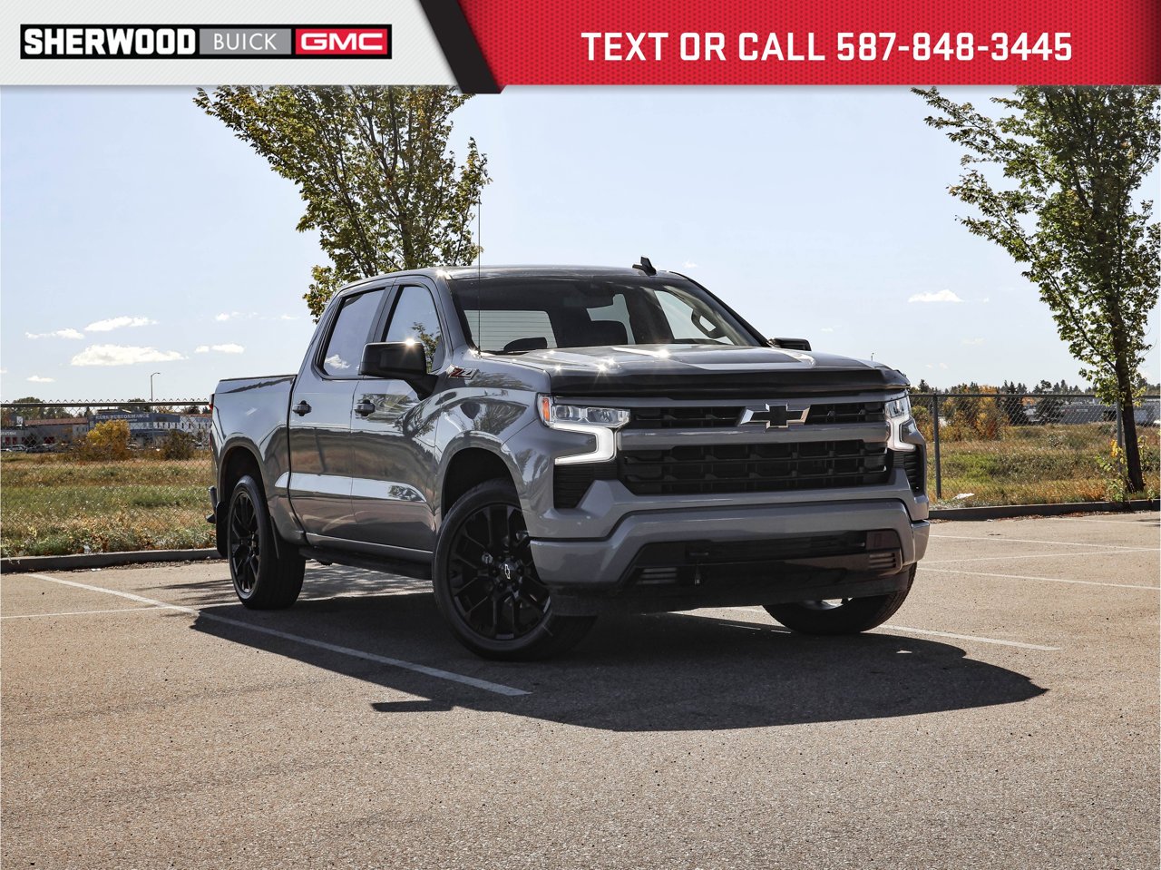 2024 Chevrolet Silverado 1500 4WD Crew Cab 147 RST Grey Sherwood Park - photo #0