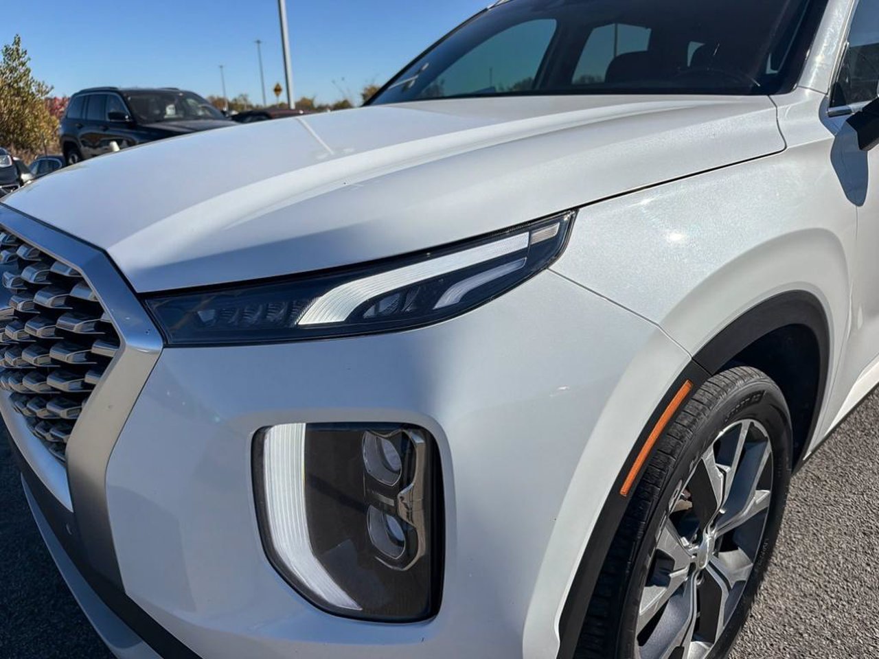 2021 Hyundai Palisade KM8R3DHE3MU321272 White Mirabel - photo #10
