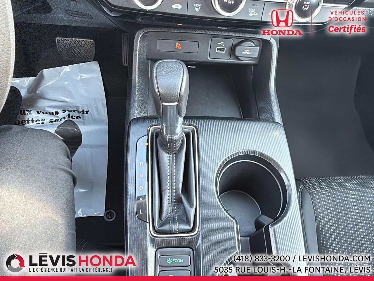 Honda Civic LX LX CVT 2023 Blanc Lévis - photo #24