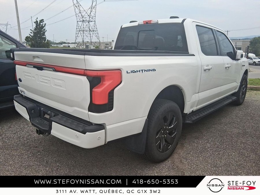 Ford F-150 Lightning LARIAT SuperCrew LONG RANGE S6731 2023 Blanc