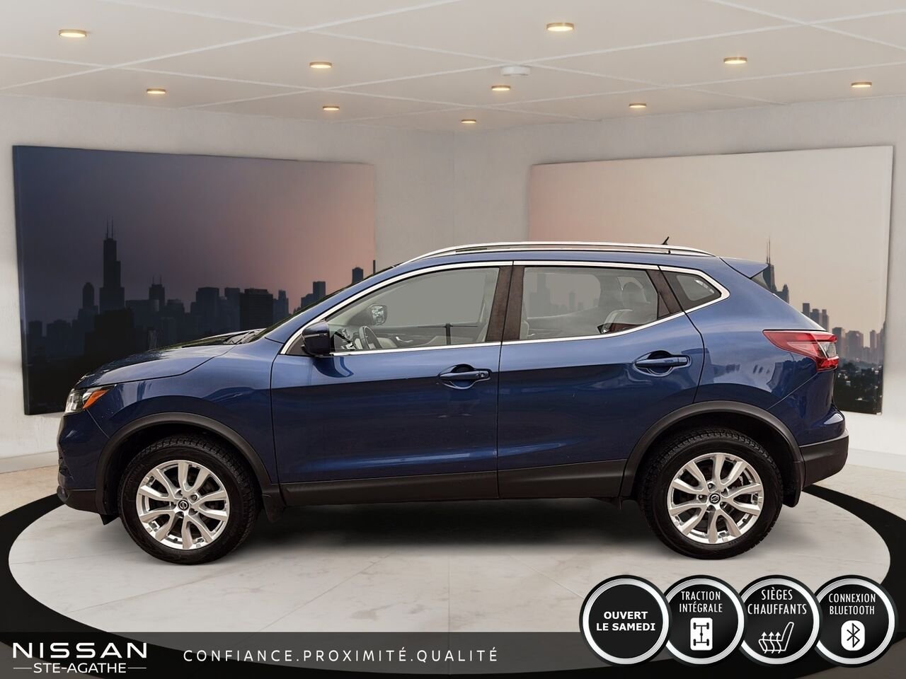Nissan Qashqai 2021 Bleu Ste-Agathe des Monts - photo #5