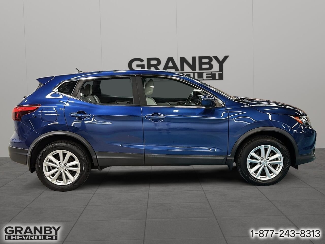 Nissan Qashqai S TA BM | 27-0058A 2018 Bleu Granby - photo #3