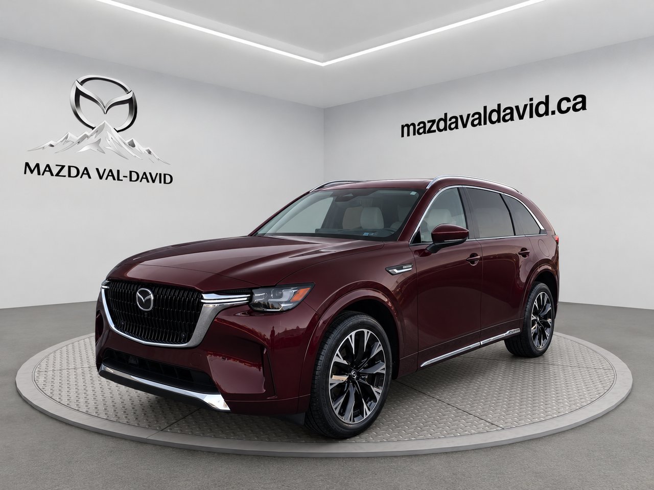 Mazda CX-90 hybride léger Signature 2026 Rouge artisanal métallisé Val-David - photo #0