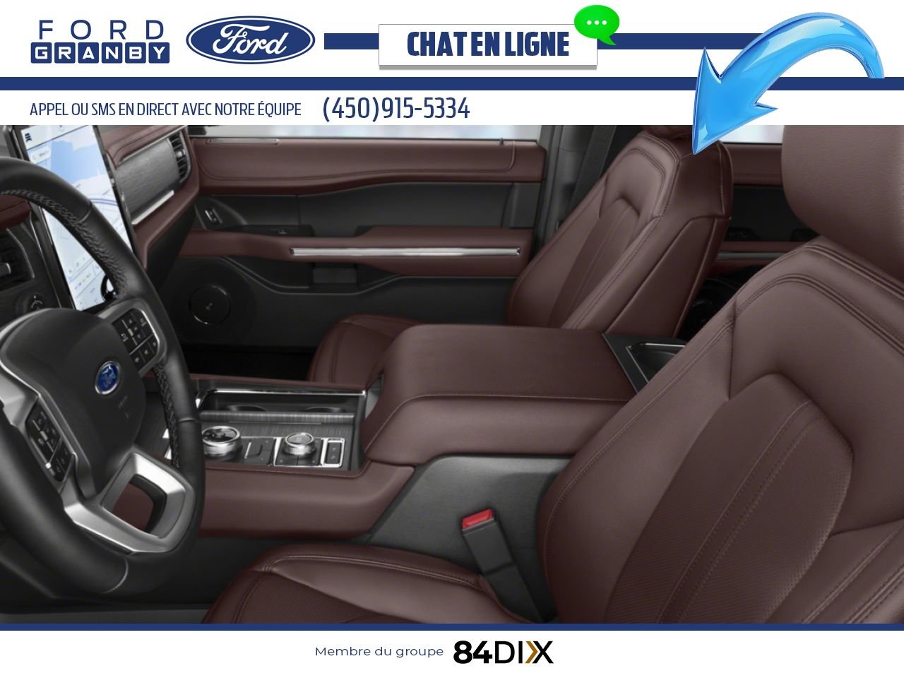 Ford Expedition 2022 Noir agate Granby - photo #11