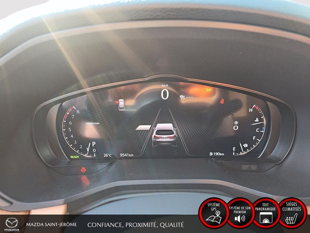 Mazda CX-90 hybride léger 2025 Rouge Saint-Jérôme - photo #15