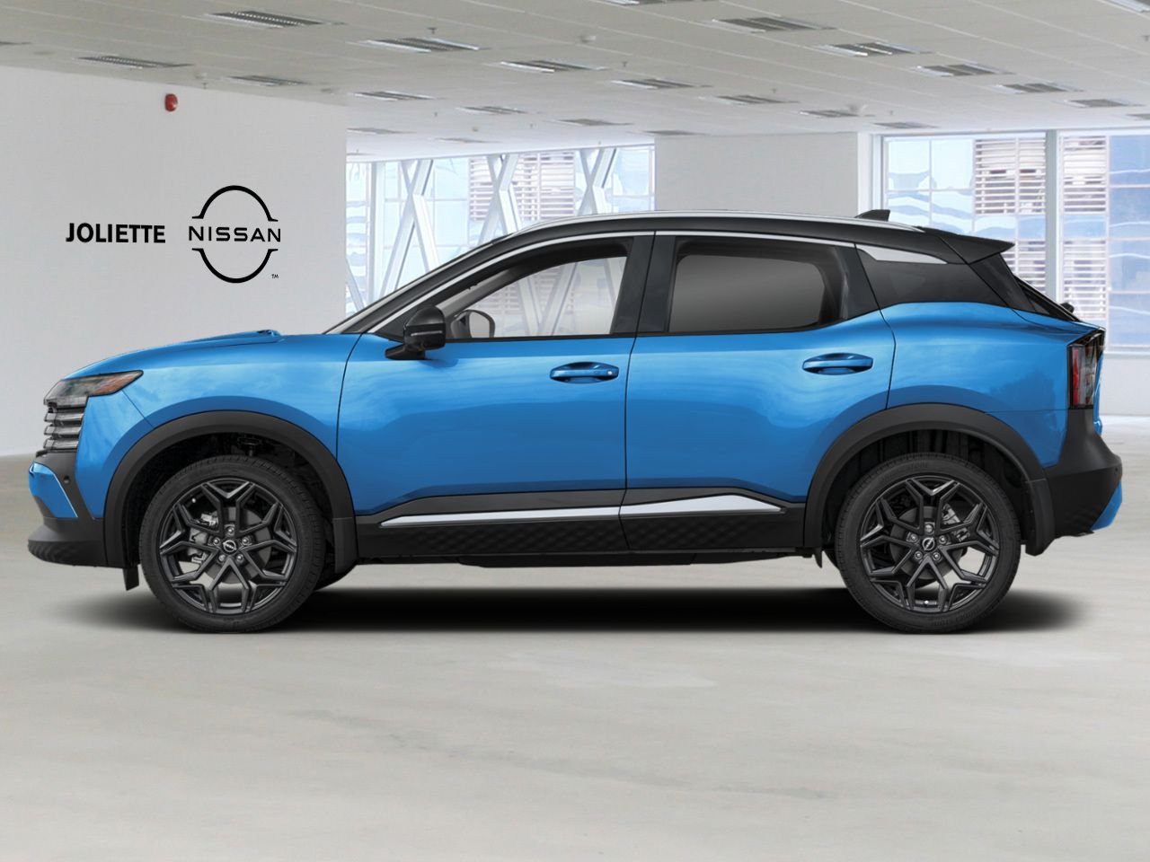 2027 NISSAN Kicks Artic Ice Blue Metallic/Super Black Joliette - photo #1