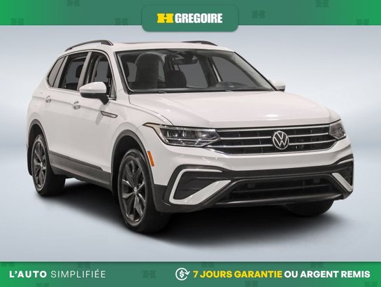 2022 Volkswagen Tiguan Comfortline AWD AUTO AC CUIR TOIT MAGS CAM RECUL B White