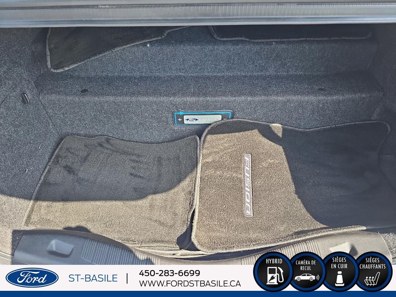 Ford FUSION HYBRIDE 2015 Blanc Saint-Basile-le-Grand - photo #14