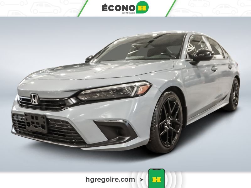 2023 Honda Civic Grey Blainville - photo #2