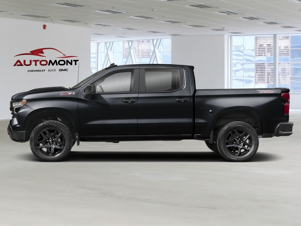 CHEVROLET Silverado 1500 K1500 SILVERADO CREW CAB LT TRAIL BOSS S/BOX (2LT) 2026 Noir Mont-Laurier - photo #1