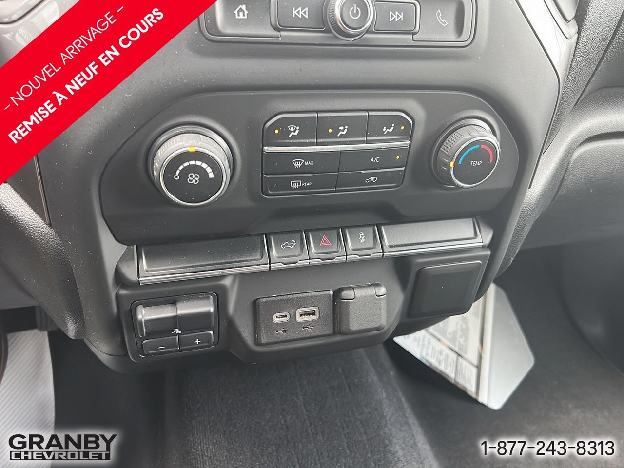 2021 Chevrolet Silverado 1500 Custom CREW BOITE 6.6 | G3868 Black Granby - photo #13