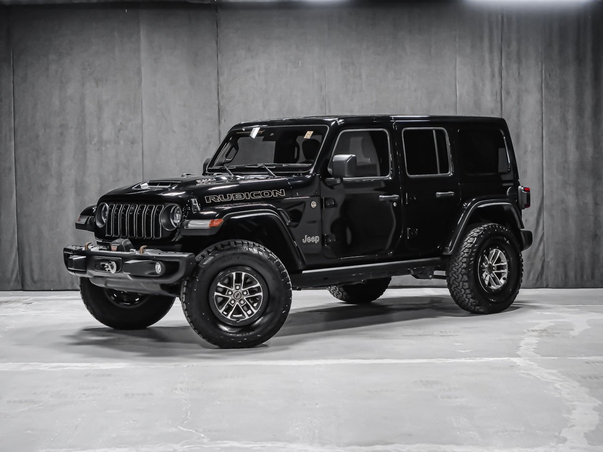 2024 Jeep Wrangler RUBICON 392 TREUIL WARN Black Montreal - photo #2