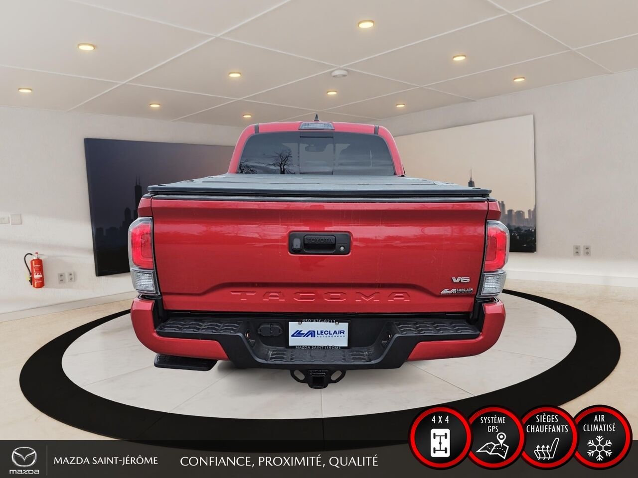 2021 Toyota Tacoma TRD SPORT | 1 PROPRIÉTAIRE | CREWCAB | V6 | 4X4 | AUTOMATIQUE Red Saint-Jérôme - photo #6